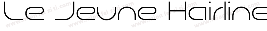Le Jeune Hairline We字体转换